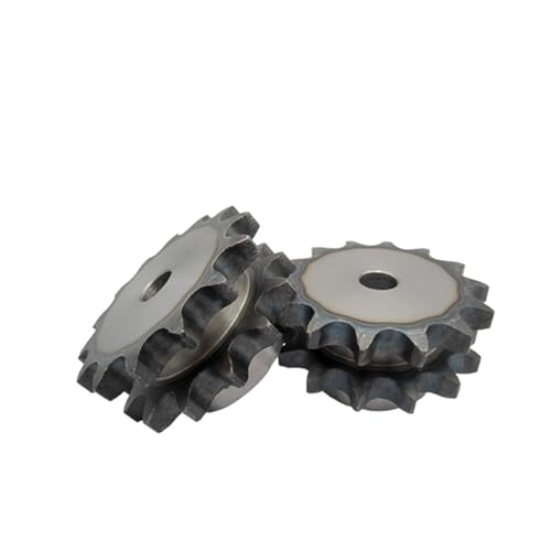Bevel Gear Pinion Hardware Mechanical 1pcs 16A 10T Teeth Steel Double Row Chain Drive Gear Industrial Sprocket Wheel Pitch 25.4mm