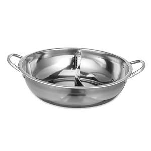 Nolitoy Edelstahl Hot Pot Duo Topf