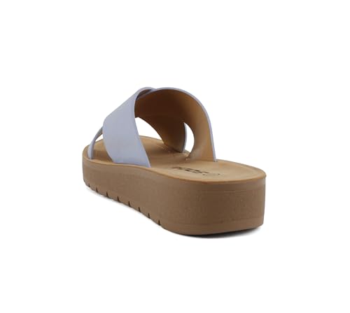 Image of Soda LUCY ~ Women Open Toe Flatform Platform Crisscross Band Upper Fashion Slide Sandals