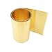 H62 Brass Metal Foil Plate - 1m Long Thin Brass Sheet Strip, 20mm Width, for Crafts, Electronics, and Industrial Use(0.2x20mm)