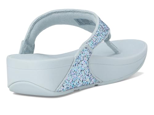 Image of FitFlop Lulu Multi-Tonal Glitter Toe-Post Sandals