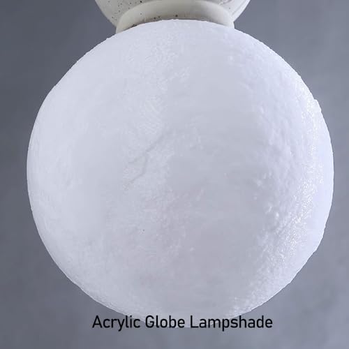 Lampe suspendue à intensité variable en ciment créatif et design architectural - 7