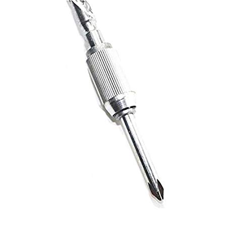 Agger Spiral Screw Driver Hand Pressing Ratchet Screwdriver with Slotted - 260mm, Equipped with 5 pcs Phillips Screwdriver Bits