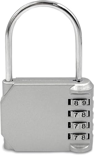 Valkental - Zahlenschloss mit 4 Ziffern | Geeignet als Vorhängeschloss & Spindschloss | Kompatibel mit ValkPro & ValkOcean | Einstellen ohne Werkzeug