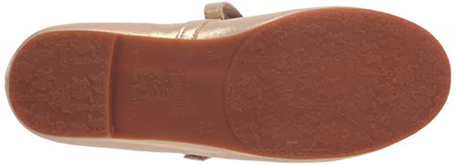 Elephantito Girls European Ballet Flat, Gold, 7 Toddler #TOP3