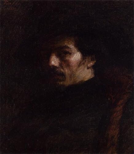 Affiche Henri Fantin-latour Portrait Legros Toile Grand Format pour Habiller un Mur Vide de Bureau