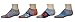 Ikey Mikey Boys No Show Socks (12 Pack), 68901, Size: 6-8.5 Fits Shoe: 7-3