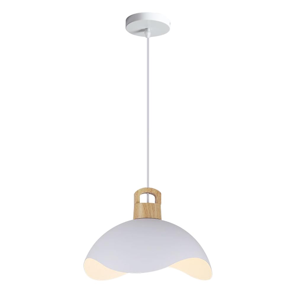 KBUUKYYXouy E27 Base Single Head Chandelier, Industrial Style Metal Hanging Lamp Lampshade, Ceiling Lighting Fixtures, Living Room Bedroom Kitchen Decoration Pendant Light