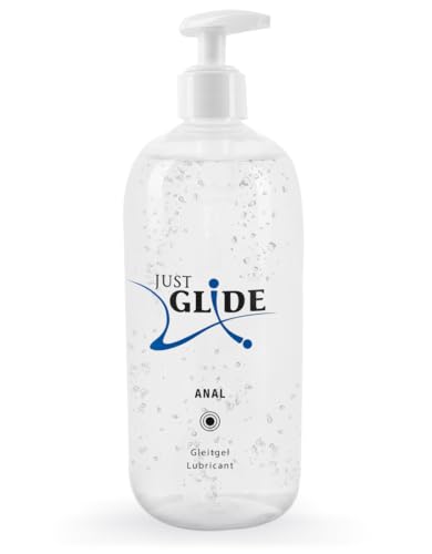 Just Glide Anal - intensives Anal-Gleitgel für Frauen und Männer, wasserbasiert, vegan, fett- und ölfrei, geeignet für Sex-Toys und Kondome, 500 ml