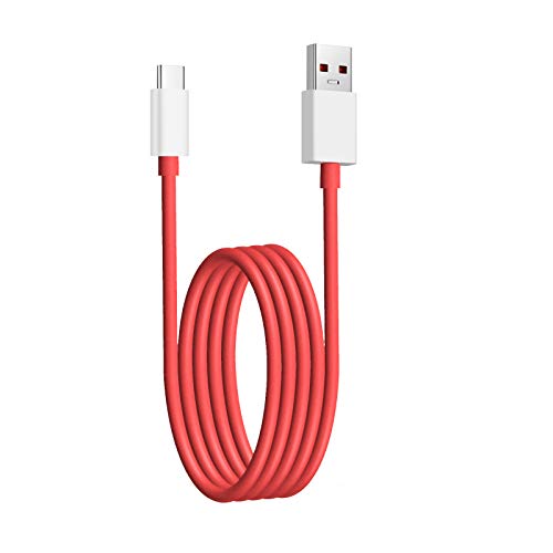 ANLYSTAR OnePlus7t Pro Cable,USB C Warp Charging Cable for OnePlus 8 Pro  8  7t Pro  7t, 5V 4A USB C Dash Charging Cable for OnePlus 7  6T  6  5T  5  3T  3, with Type C Cable 3.3FT(RED)