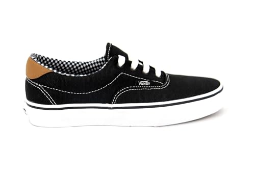 Vans Vans Unisex Doheny Platform Sneaker, Black Waxed Canvas, 5.5 US Women