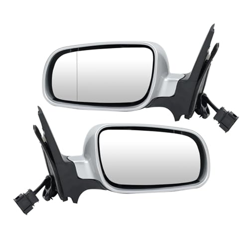 Rétroviseur Golf 4 avec miroir chauffant anti-givre 5 broches argent