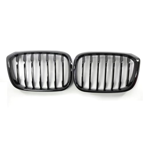 Calandre de pare-choc avant noir brillant à lamelles pour BMW X3 G01 X4 G02 30i