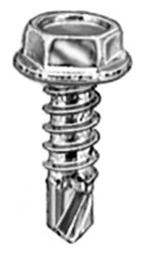 AMZ Clips And Fasteners 25#14 X 1-1/4 Indented Hex Washer