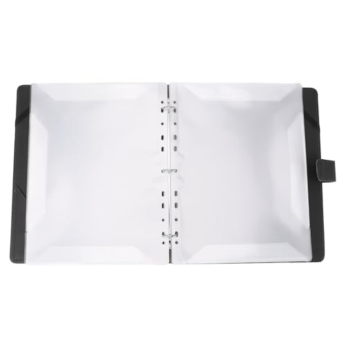 SPYMINNPOO Notenmappe, Klaviernoten, Gitarrennoten, Notenmappe für Band, Orchester, Chor mit Seitenzahlen (Black)