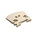 Hordion 10 Pcs 5 Sizes Maple Violin Bridge, 1/8, 1/4, 1/2, 3/4, 4/4 Violin Bridge Tool