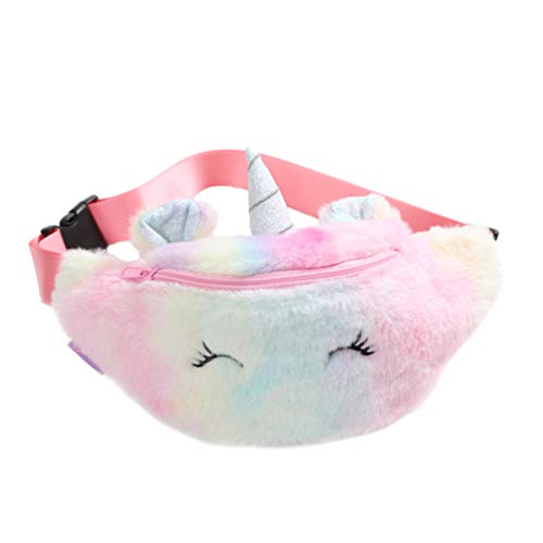 TENDYCOCO riñonera para niños Unicornio riñonera para niños Monedero de Piel sintética niñas cinturón Bolsa Lindo