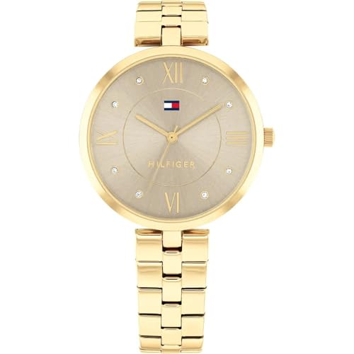 Tommy Hilfiger Ella Reloj para Mujer Analógico de Cuarzo con Brazalete de Acero Inoxidable 1782685