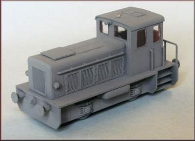 Knightwing Model Railway 0-4-0 Diesel Shunter Locomotive - OO Gauge Plastic Kit