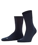 FALKE Unisex Run Socken Baumwolle Schwarz Grau viele weitere Farben dicke verstärkte Socken ohne Muster mit mittelstarker Polsterung warm und lang für jeden Tag Plüschsohle 1 Paar