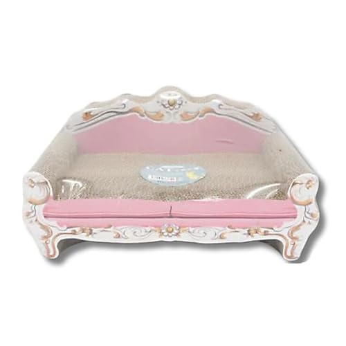 【猫用 爪とぎ ソファタイプ】可愛い〜キャット爪とぎ+段ボールハウス ソファータイプ|爪研ぎ ペット用品 ケア用品 衛生用品 キャットハウス おもちゃ ねこ ネコ インテリア 猫一人遊び おしゃれ かわいい ダンボール 爪とぎ