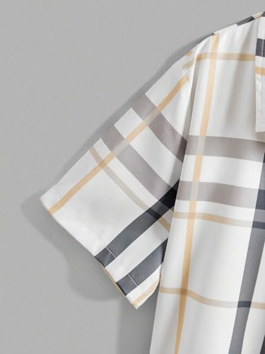 Image of TAGAS Toddler Boys' Striped Short Sleeve Casual Vacation Shirt|Polyester|Regular Fit