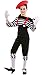 Costume da Mimo Divertente per bambina T-01(5/6 anni)