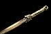 Chinese Sword Tang Dynasty Dao Carbon Steel Straight Blade Sharp Katana Dragon Pattern Sheath