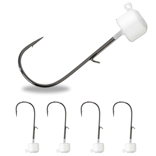 Image of Reaction Tackle Tungsten Mushroom Head Ned Rig Shroom Jig Heads (5-Pack)