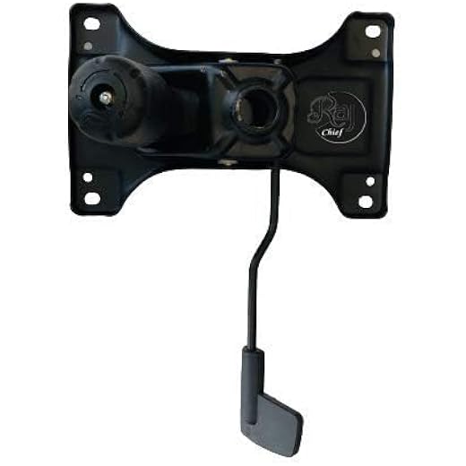Central Tilt Chair Plate Mechanism - Black