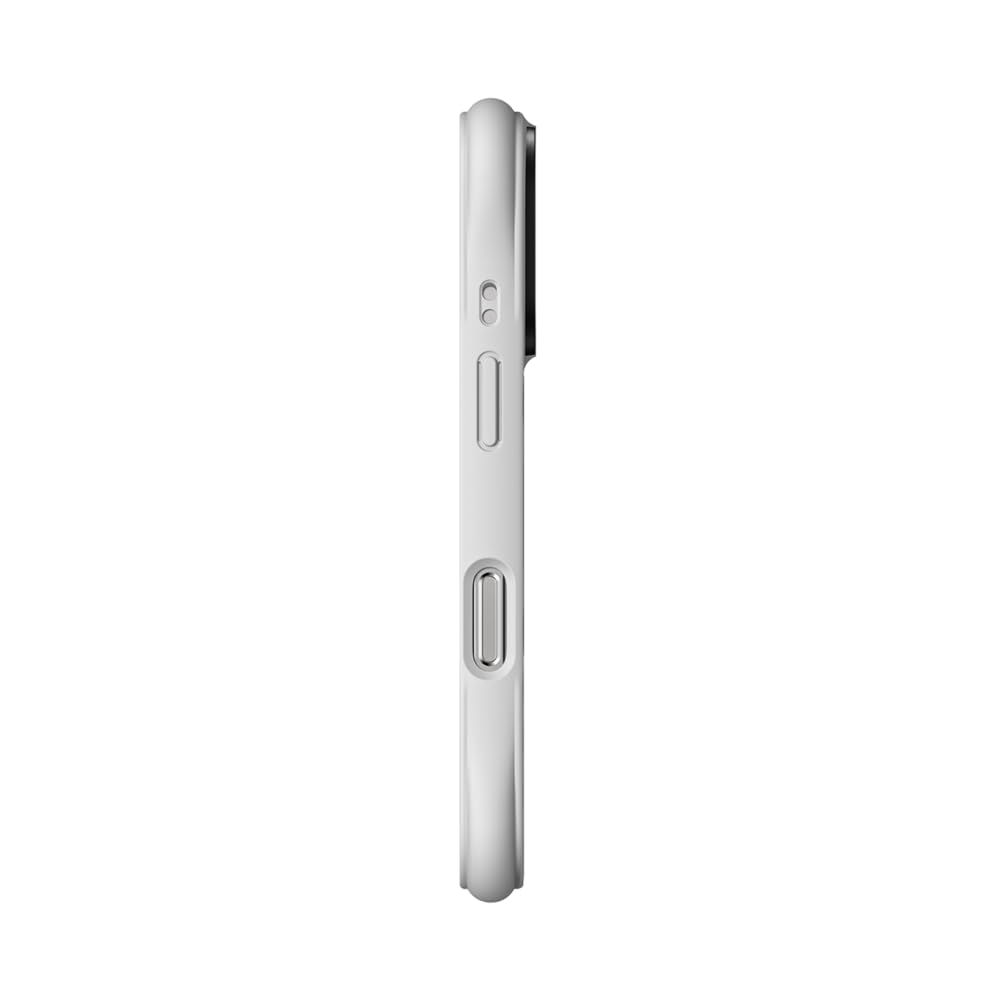CASETiFY Ripple Mirror - Funda para iPhone 16 Pro [silicona/reflectante/2 veces de grado militar probado contra caídas/compatible con Magsafe] - Blanco