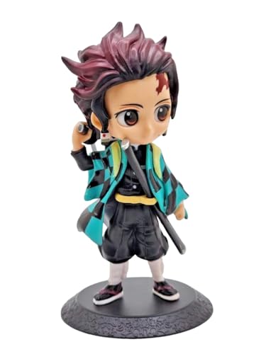 Image of Anime Cartoon Character Q Posket Action Figure | Limited Edition | Attractive Lightweight Durable Toy Figures for Home Decors Office Desk and Study Table (Tanjiro)