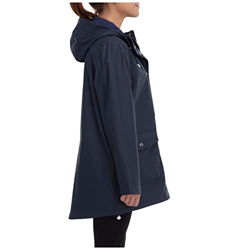 Rokka&Rolla Women's Waterproof Hooded Rain Jacket Outdoor Hiking Windbreaker Raincoat3