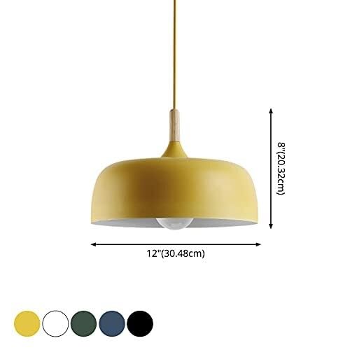 Lampe suspendue moderne bleue pour illuminer la table à manger