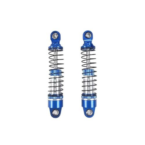 Amortisseurs TRX4M 1/18 en métal usiné hydraulique bleu pour RC