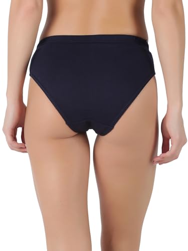 Image of Dollar Lehar Super Combed Cotton Women's Solid Hipster Panty - Actual Colour May Vary