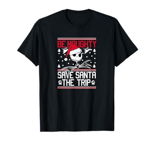 T-shirt Jack Skellington Disney Holiday pour adulte en coton