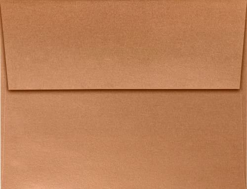 A2 Invitation Envelopes W/Peel & Press (4 3/8 X 5 3/4) - Copper Metallic (50 Qty.) #TOP1