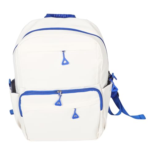 MAGICLULU Oxford Cloth Casual Backpack for Work and College Ergonomic Design Durable Storage Daypack with Multiple Compartments Stylish and Comfortable for Daily Use Blue