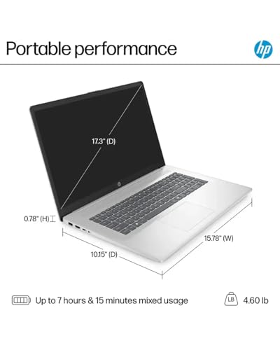 HP 17 Laptop Business 17.3" HD+ IPS Intel Core i3 miniatura 7