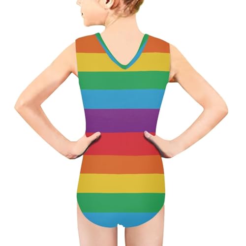 Image of Cartoon Pattern Kids Girls Bathing Suits One Piece Swimsuit Soft & Quick Dry, 5-14Years