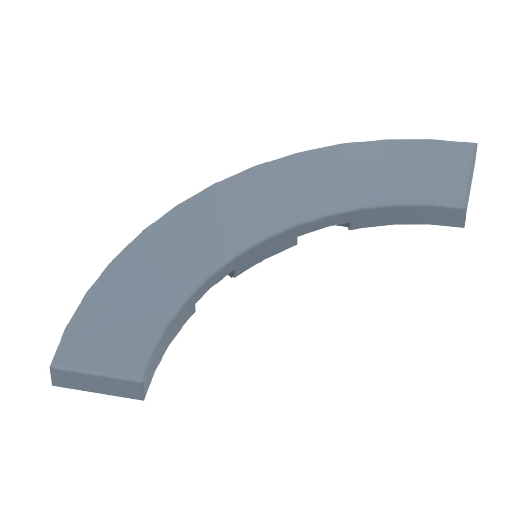 GDS-1276 27507 Circular Plate Tile 4x4 Curved, Macaroni, Sand Blue, 50 PCS — image 1