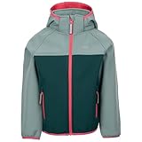 Trespass Hanbury Unisex Kinder Softshelljacke (1 Stück), dunkelgrün, für Kinder von 11-12 Jahren