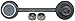 ACDelco Advantage 46G0075A (88876381) Rear Suspension Stabilizer Bar Link Kit with Hardware