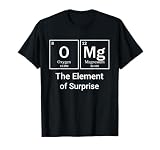 OMG Periodic Table Elements Surprise Science Pun Kids T-Shirt