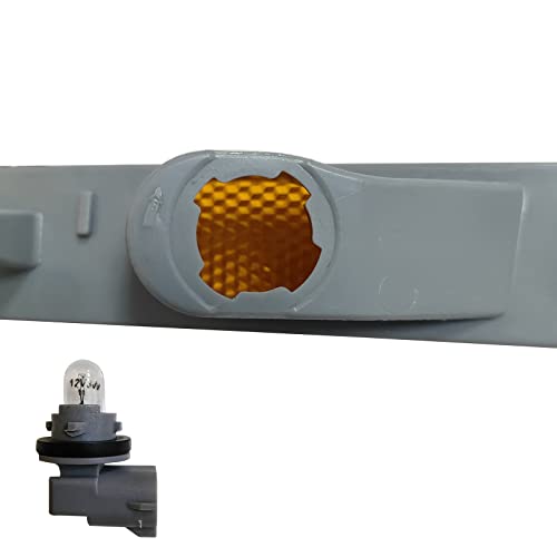 Kyyet Amber Lens Front Bumper Side Marker Light Assembly Compatible With 2010-2015 Chevrolet Camaro Replace Gm2551197 Gm2550197 #TOP7