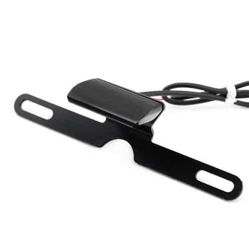 Bavette moto cassée résolue par le support plaque universel moto LED