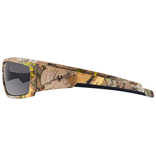 Image of Hornz Brown Forest Camouflage Polarized Sunglasses for Men - Aquabull - Free Matching Microfiber Pouch