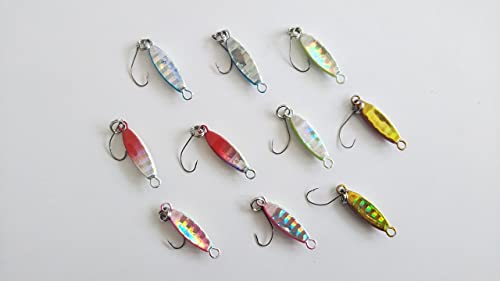 マイクロジグ メタルジグ 3g 10本セット 遠投 メバリング アジング シングルフック 堤防の小物釣りに カサゴ シーバス 2枚目