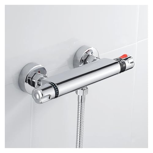Mitigeur de salle de bains chaude et froide thermostatique avec kit douche baignoire